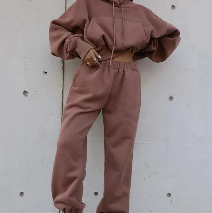 Warme Hoodie en Broekset voor Dames