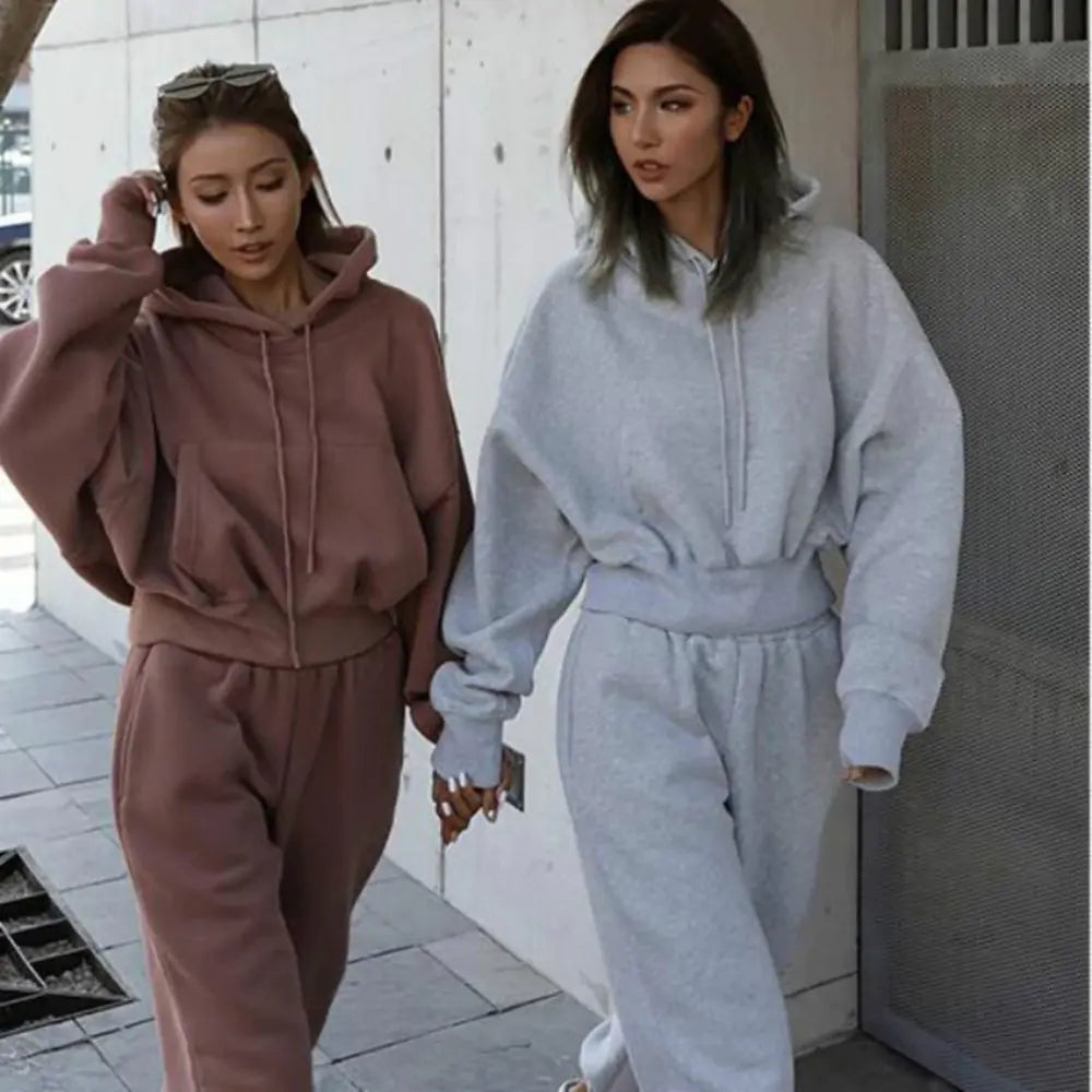 Warme Hoodie en Broekset voor Dames