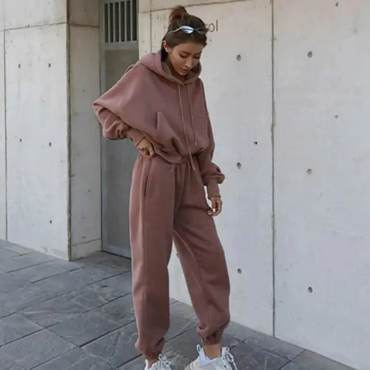 Warme Hoodie en Broekset voor Dames